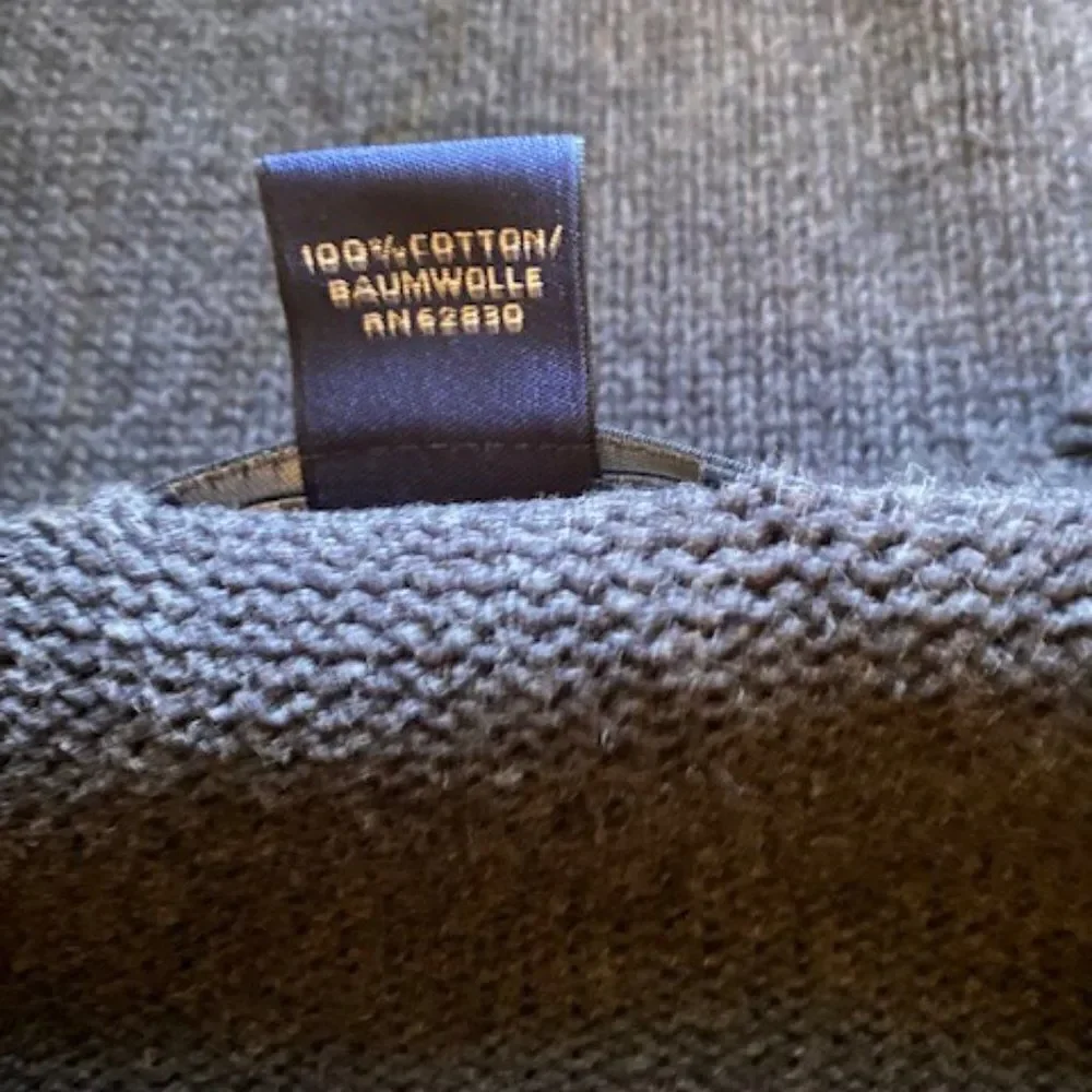 Lands' End Gray Knit crewneck sweater, size XL (46-48)